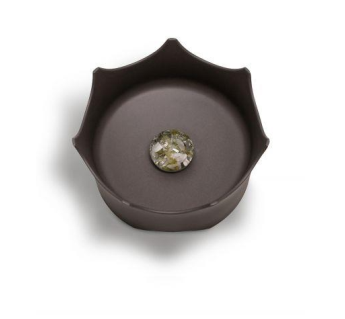 Crown Jewel Pet Bowl - Slate Grey